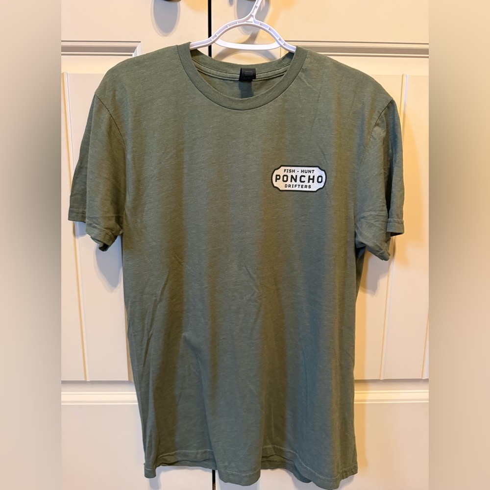 Poncho Outdoors Olive Green Men's Tee